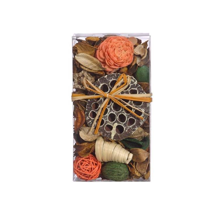 Набор сухоцветов из натуральных материалов, с ароматом апельсина, Д200 Ш105 В60, короб, YW-SUH35 фото на RBNG