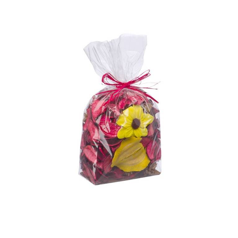 Набор сухоцветов из натуральных материалов, с ароматом клубники, Д100 Ш75 В155, пакет, YW-SUH47 фото на RBNG