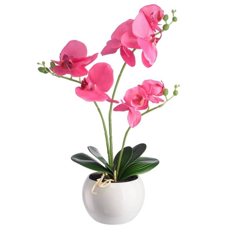 Цветочная композиция "Розовая орхидея", В440, YW-39 фото на RBNG