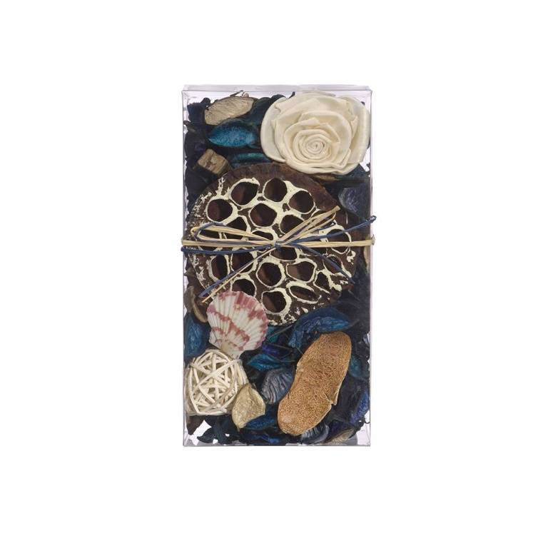 Набор сухоцветов из натуральных материалов, с ароматом морского бриза, Д200 Ш105 В60, короб, YW-SUH21 фото на RBNG