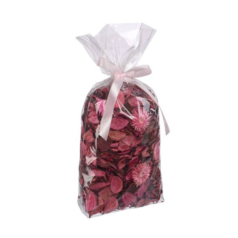 Набор сухоцветов из натуральных материалов, с ароматом розы, Д120 Ш100 В200, пакет, YW-SUH33 фото на RBNG